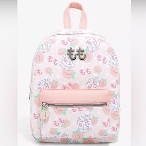 Hot Topic Pastel Peach Milk Mini Backpack